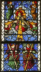 Fenster mit Darstellung der Schöpfung